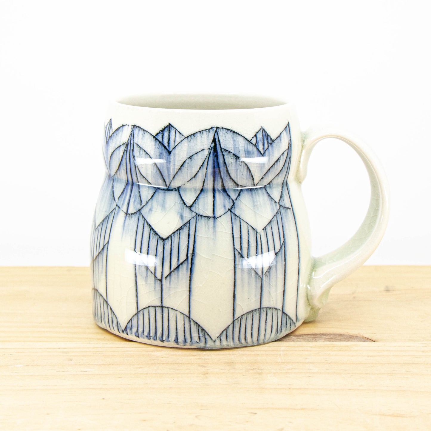 Soda-Fired Inlay Mug