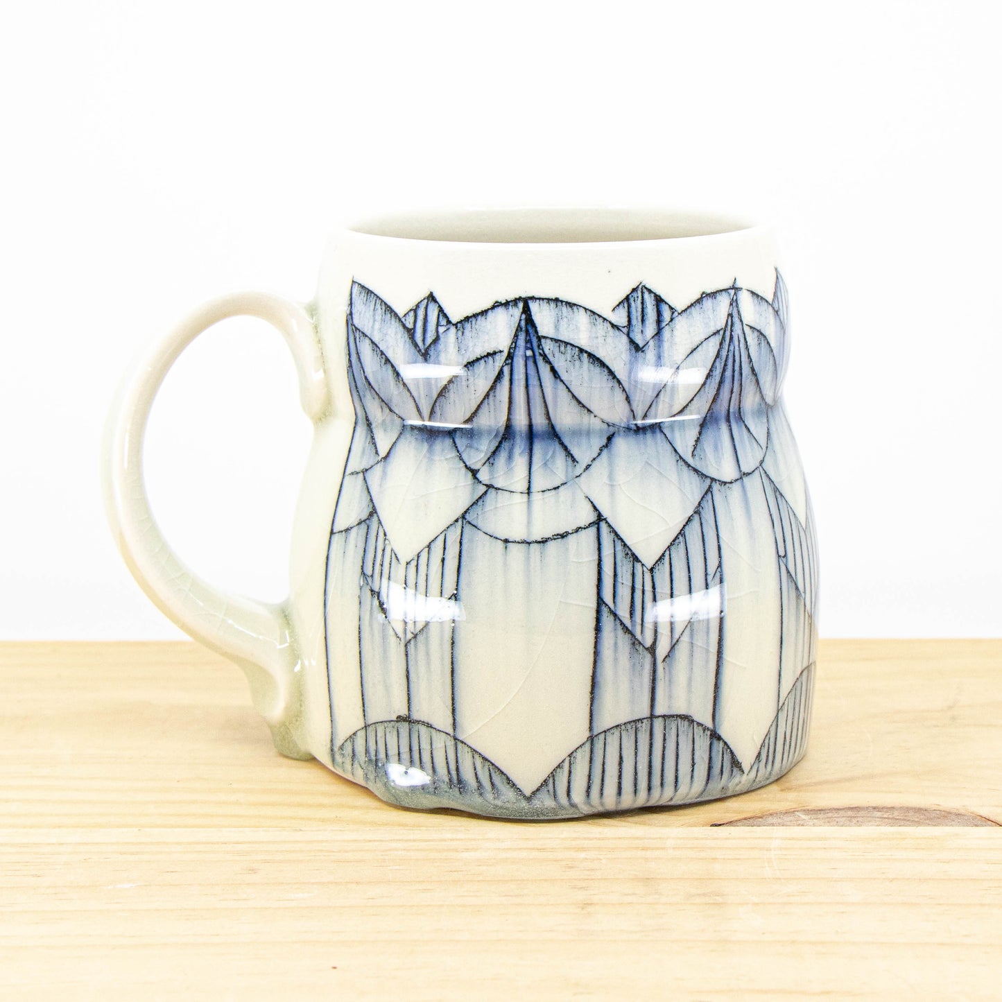 Soda-Fired Inlay Mug