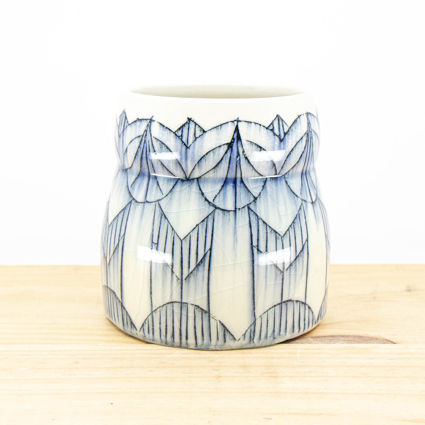 Soda-Fired Inlay Mug