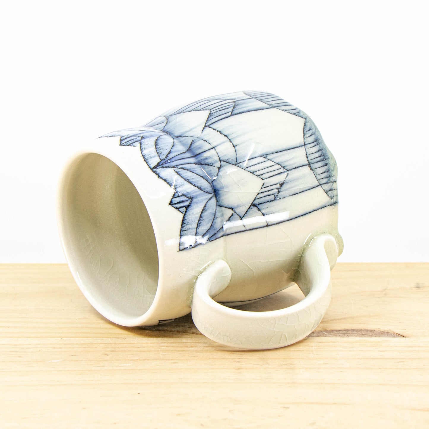 Soda-Fired Inlay Mug