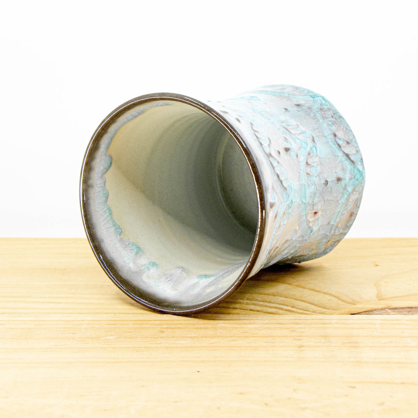 Soda-Fired Slip-Trailed Cup