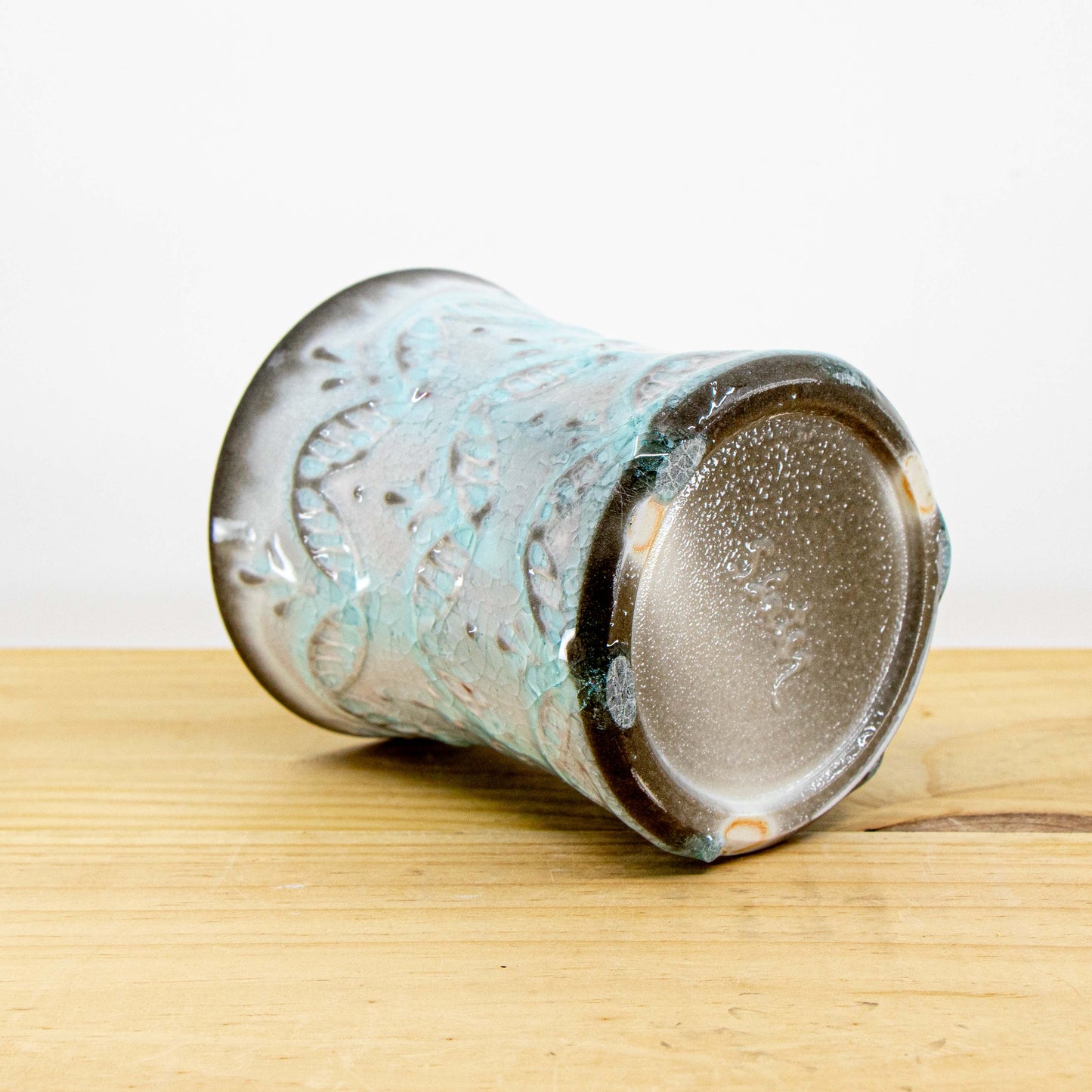 Soda-Fired Slip-Trailed Cup