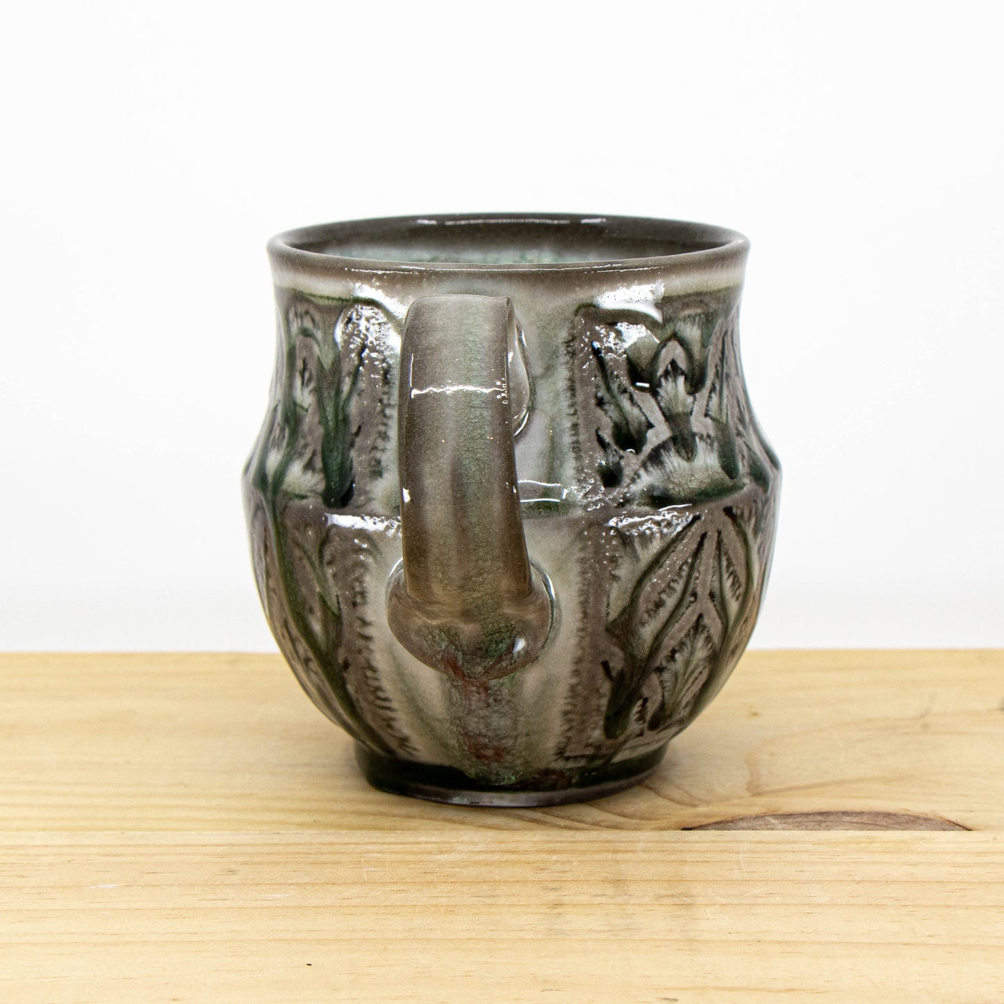 Soda-Fired Hidden Forest Mug