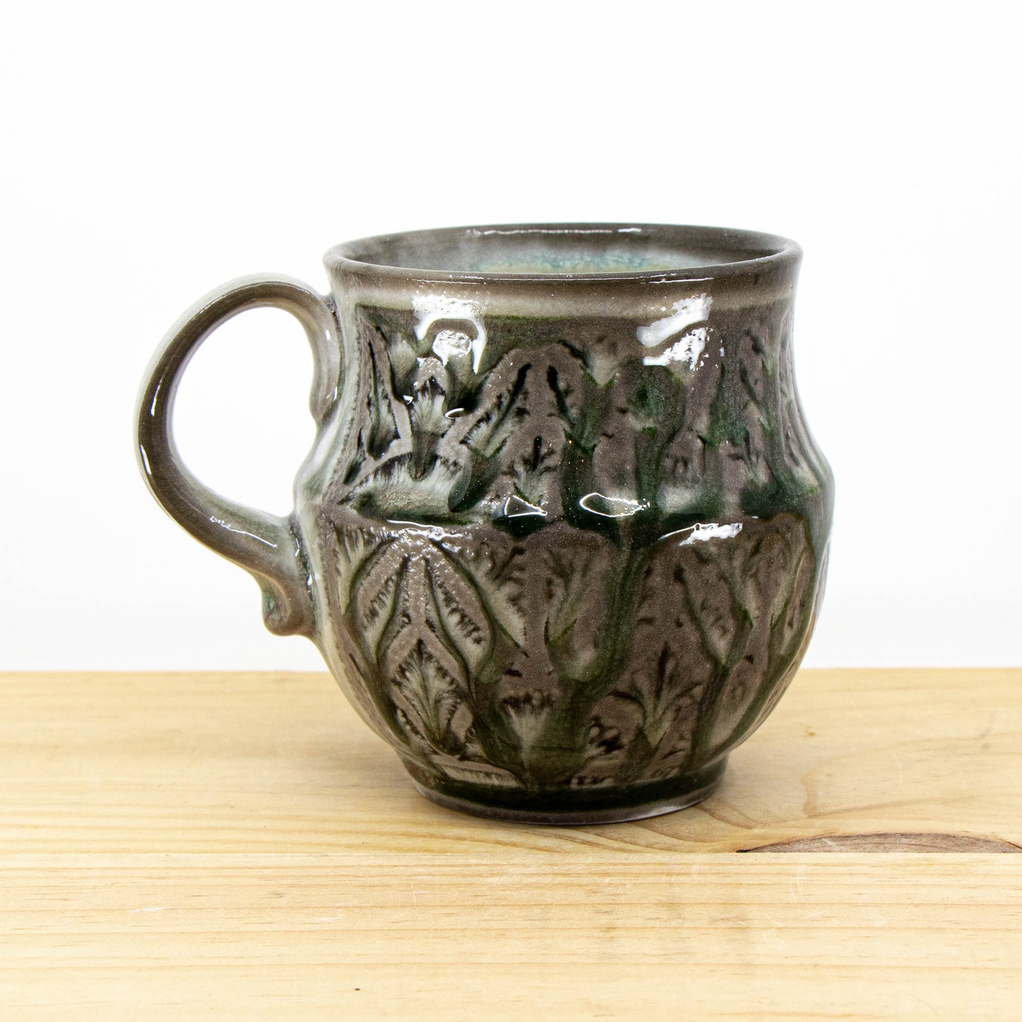 Soda-Fired Hidden Forest Mug