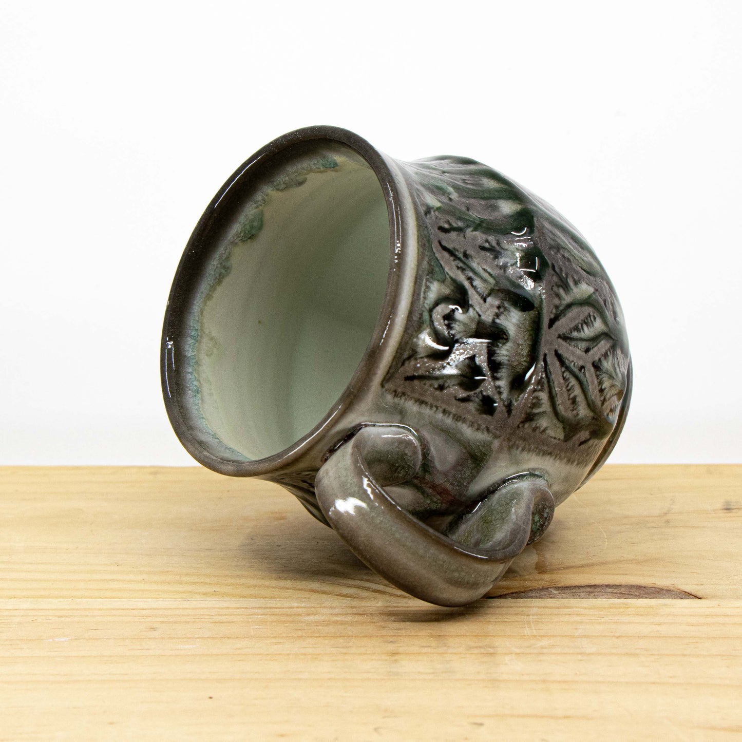 Soda-Fired Hidden Forest Mug