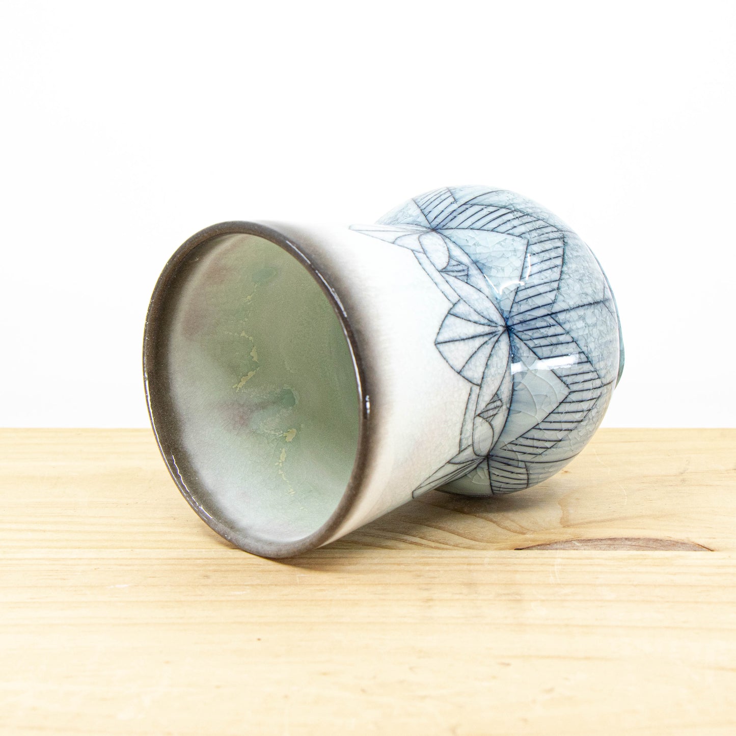 Soda-Fired Inlay Cup