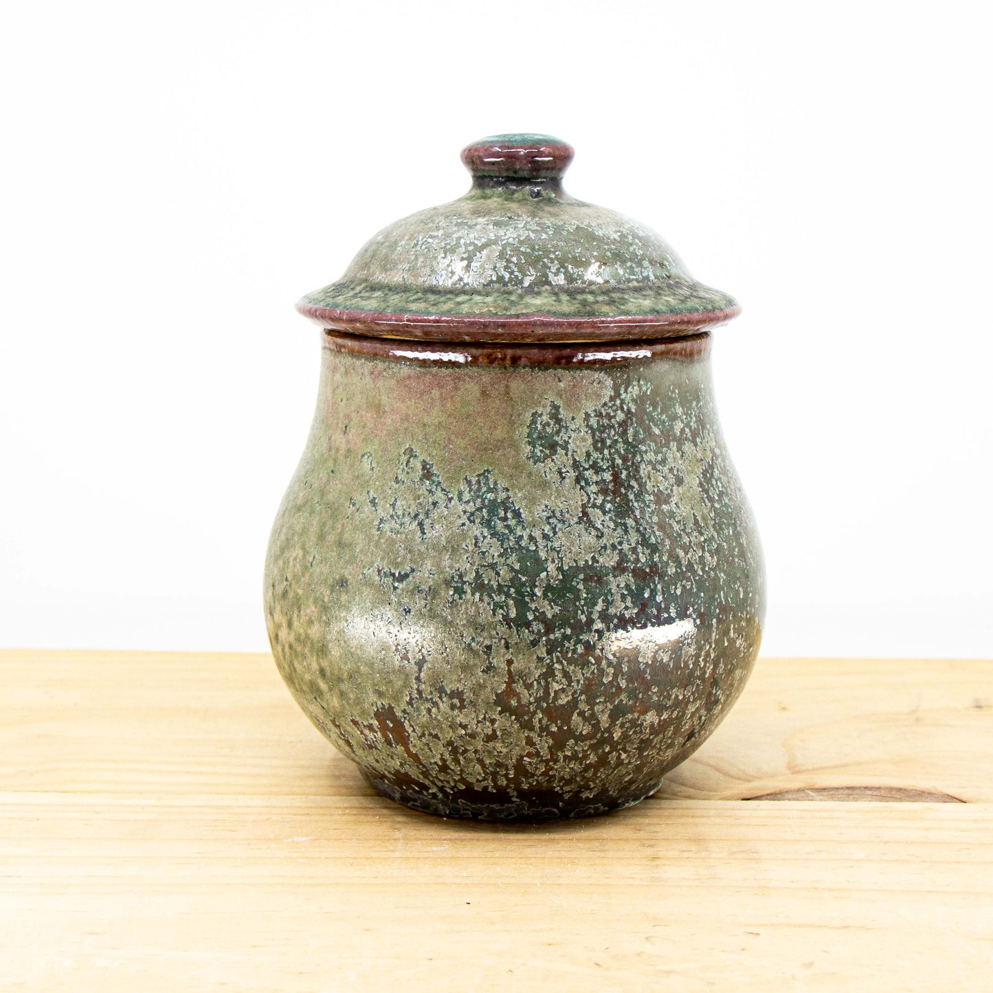 Soda-Fired Crystalized Jar
