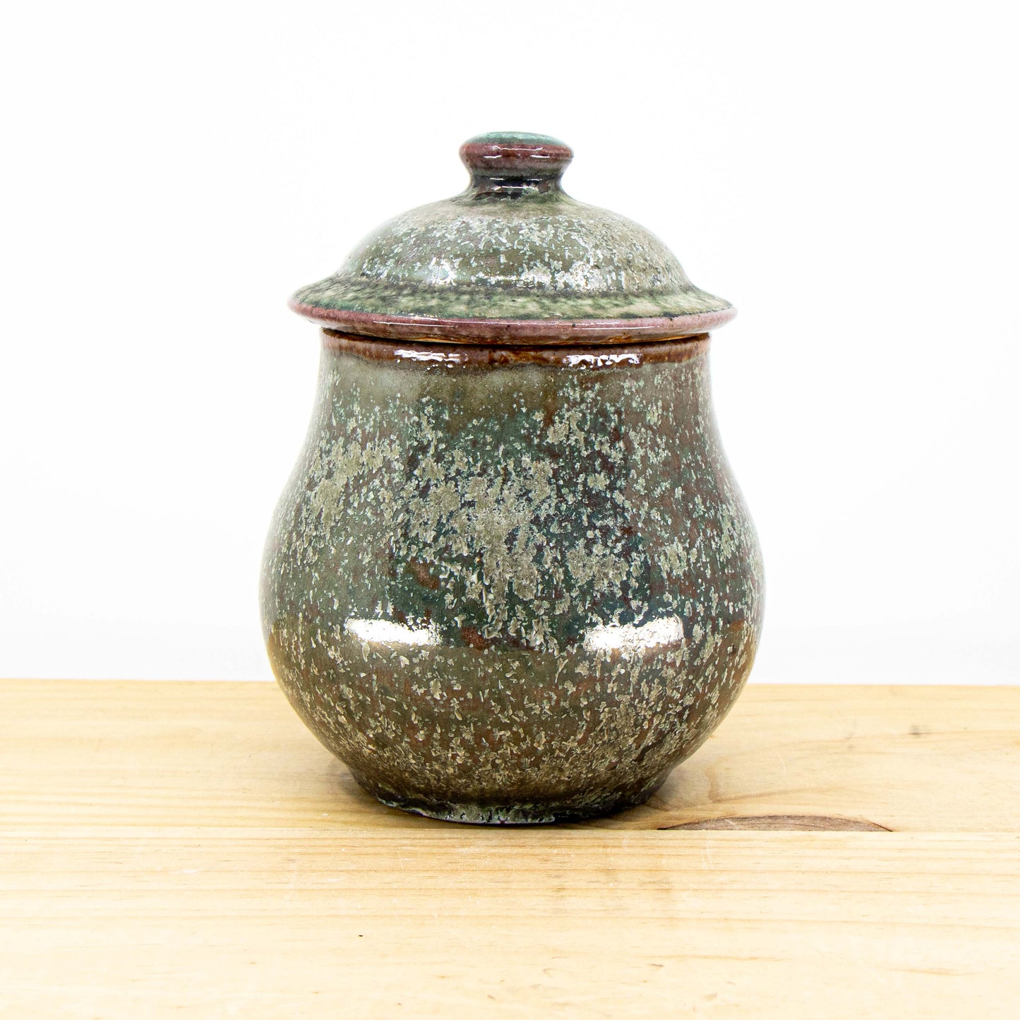 Soda-Fired Crystalized Jar