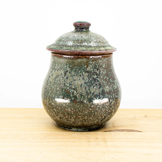 Soda-Fired Crystalized Jar