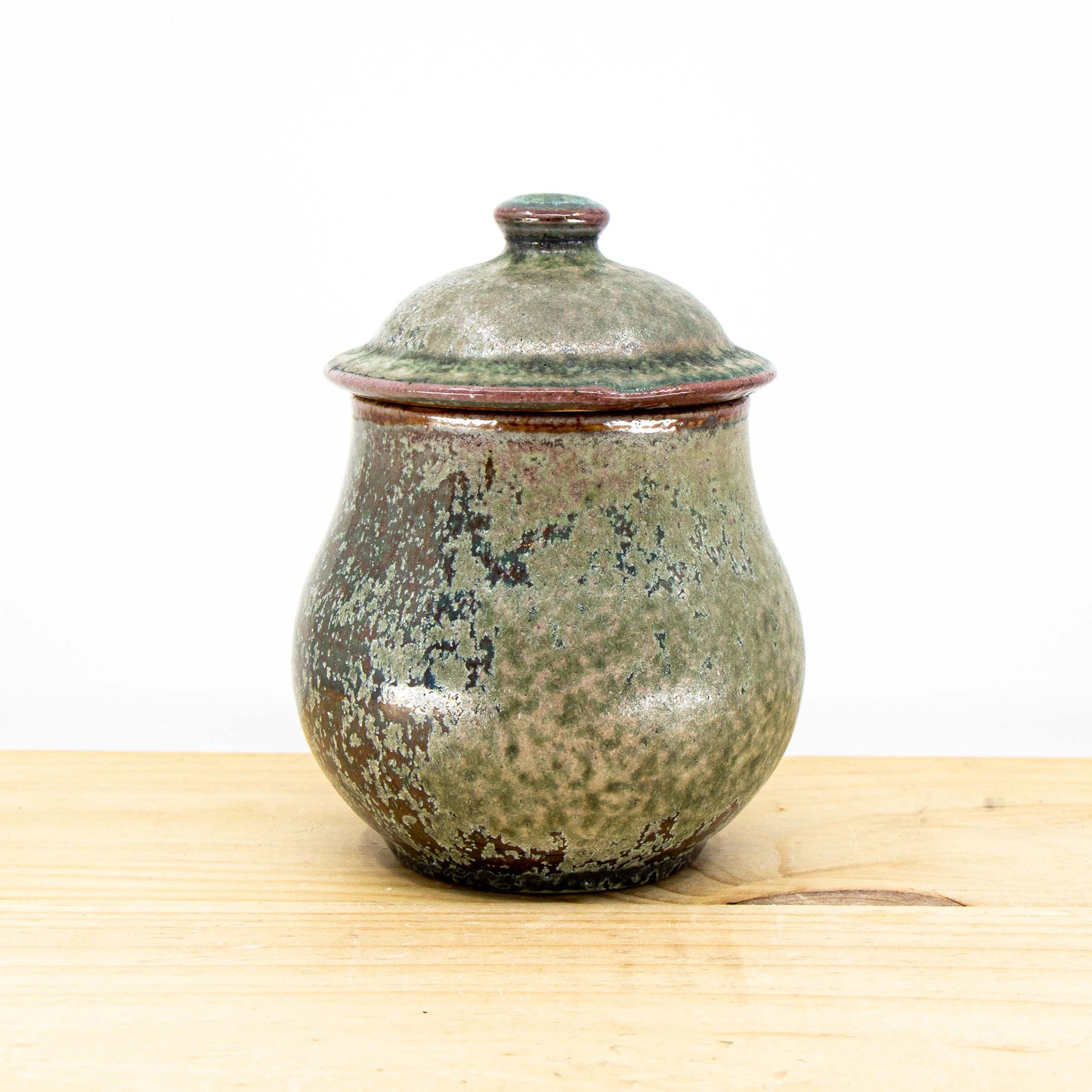 Soda-Fired Crystalized Jar
