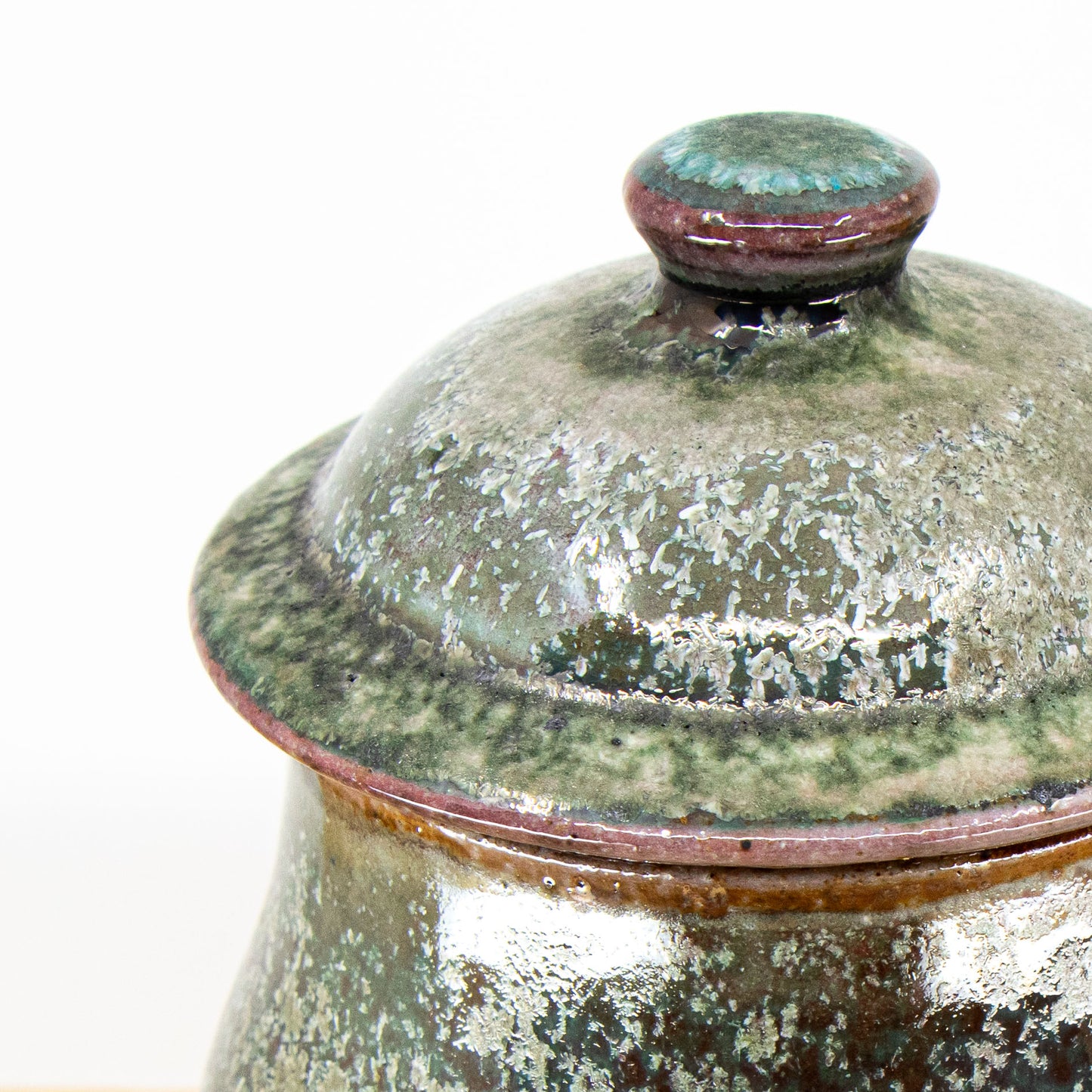 Soda-Fired Crystalized Jar