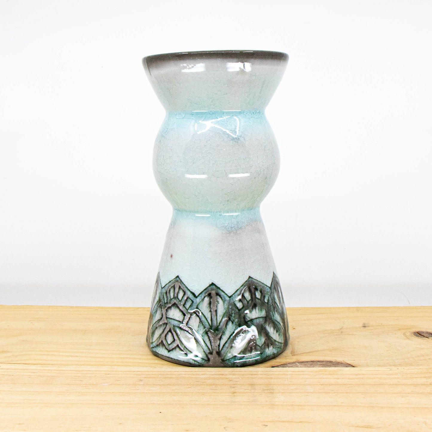 Soda-Fired Tall Vase