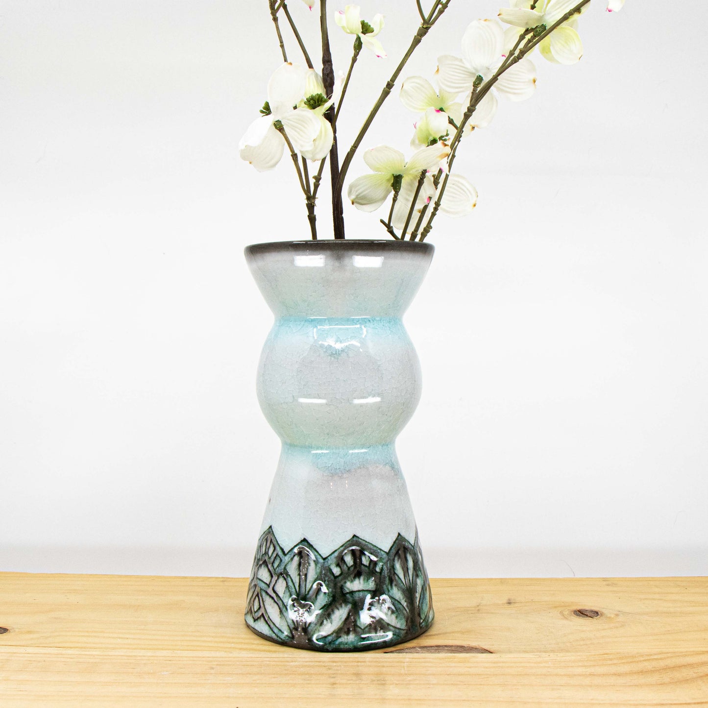 Soda-Fired Tall Vase