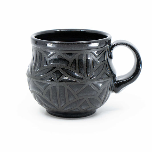 Black Porcelain Mug #1