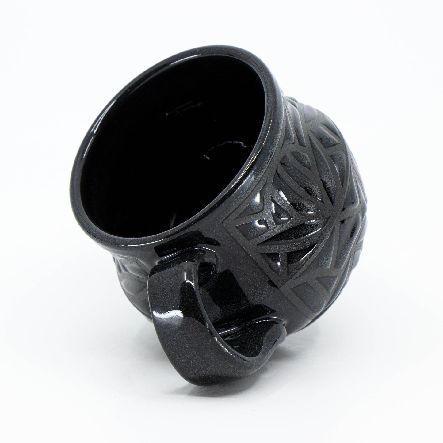 Black Porcelain Mug #1