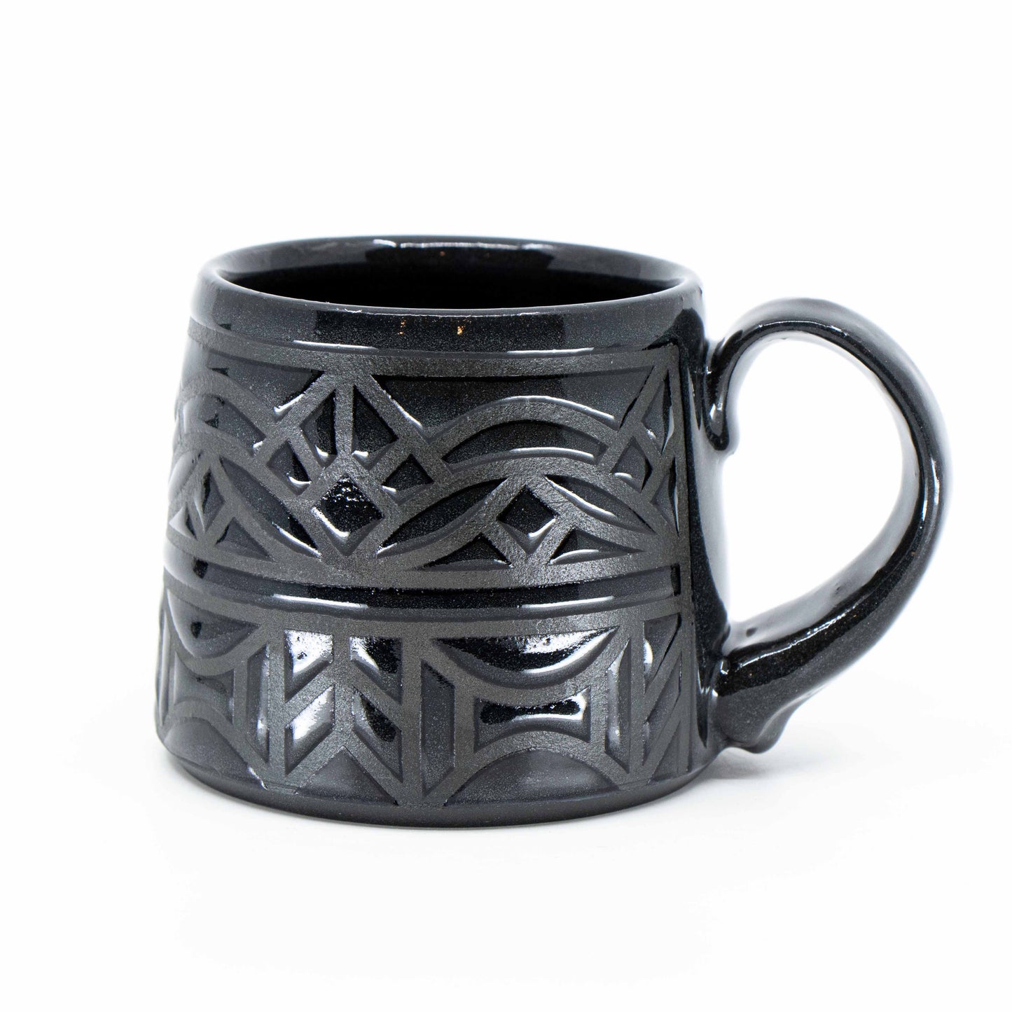 Black Porcelain Mug #2