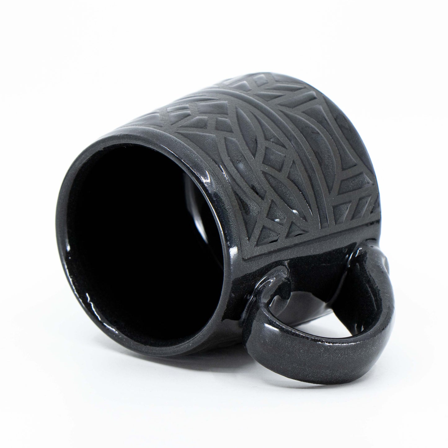 Black Porcelain Mug #2