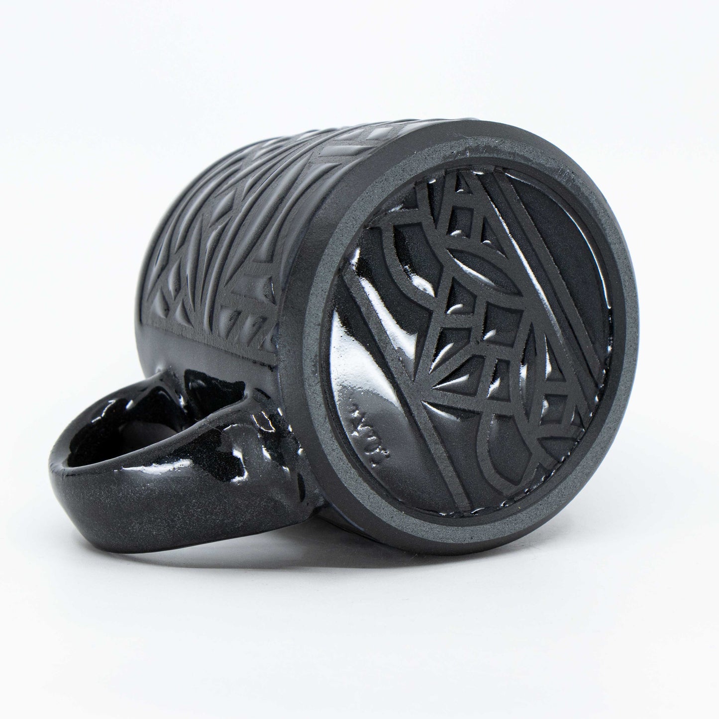 Black Porcelain Mug #2