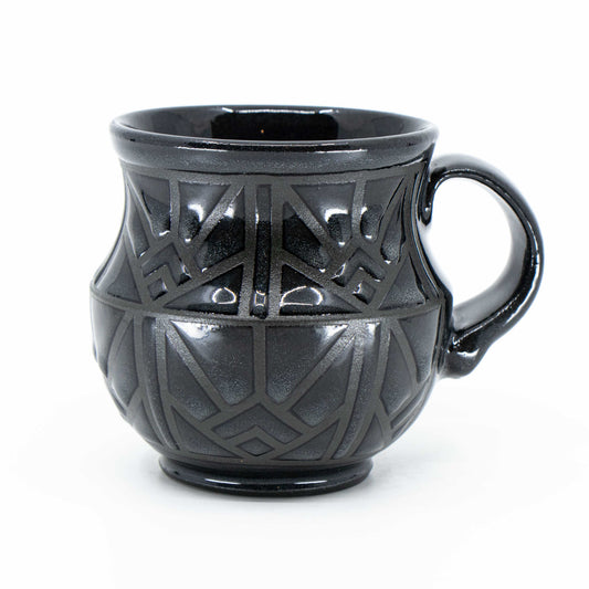 Black Porcelain Mug #3