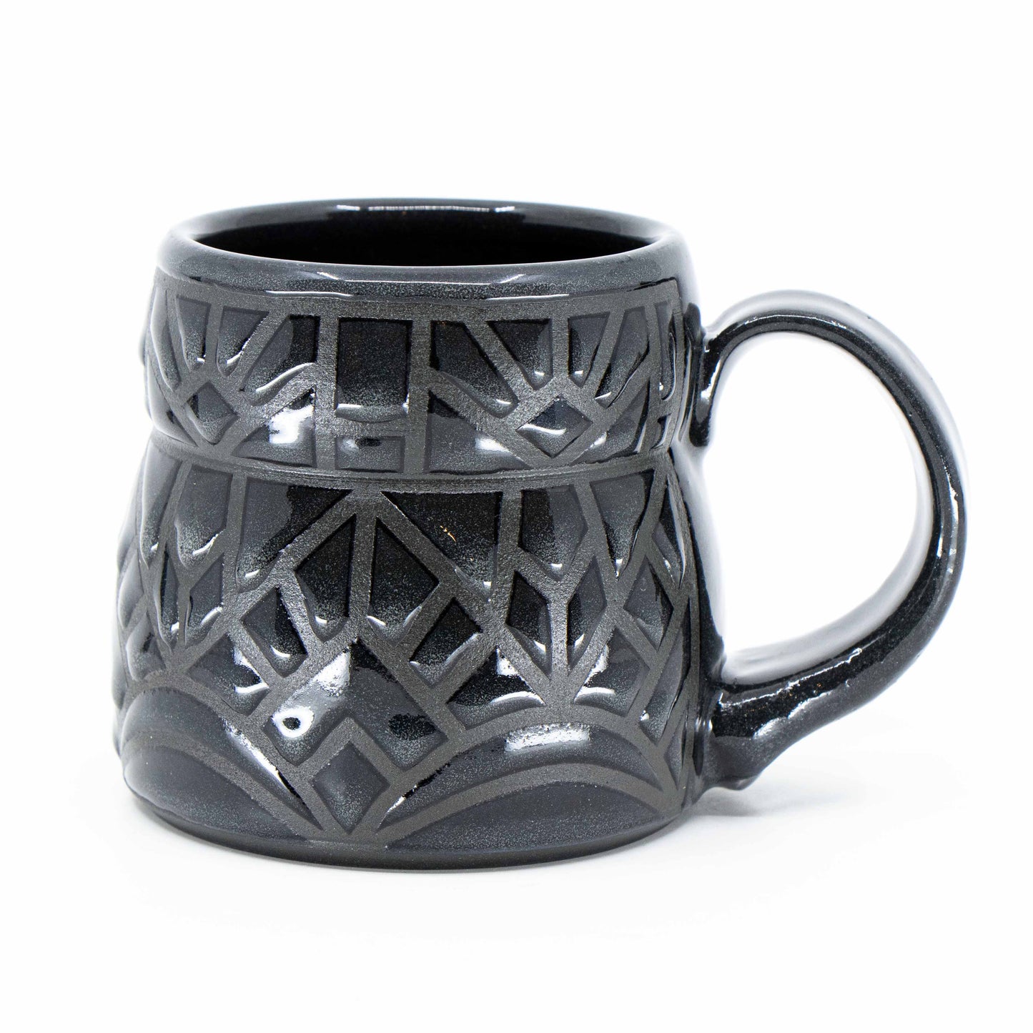 Black Porcelain Mug #4