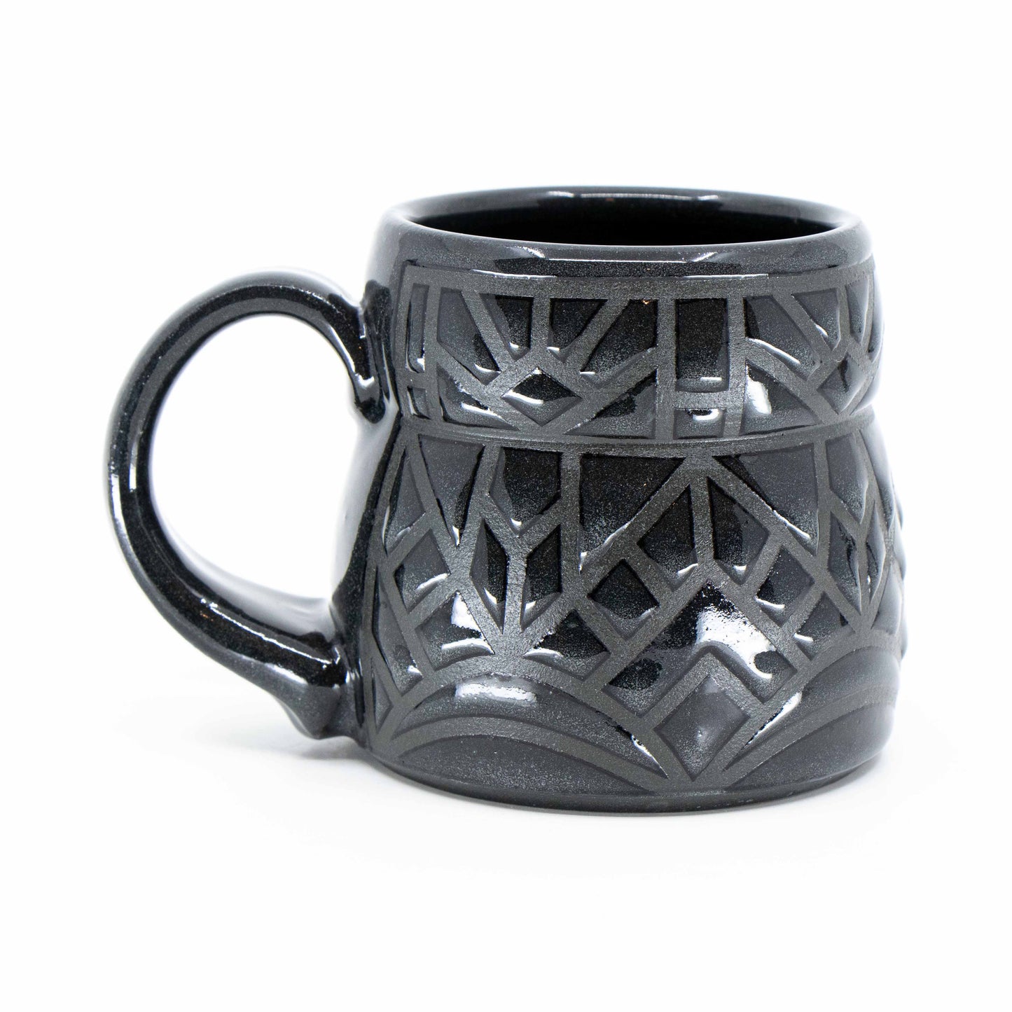 Black Porcelain Mug #4