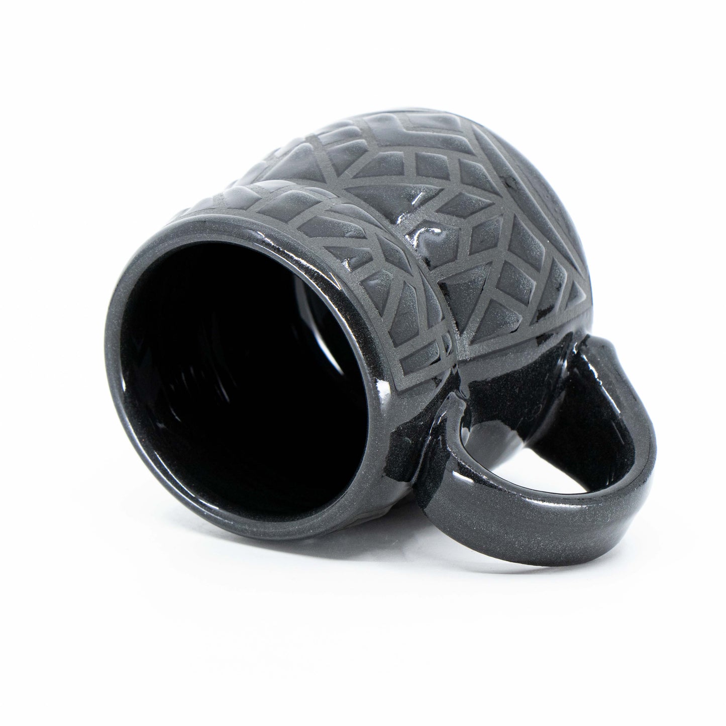 Black Porcelain Mug #4