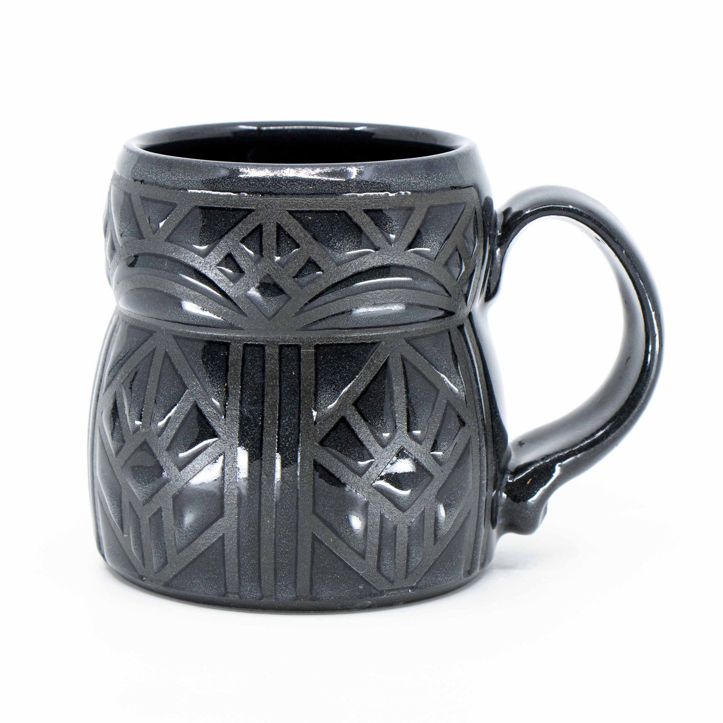 Black Porcelain Mug #5