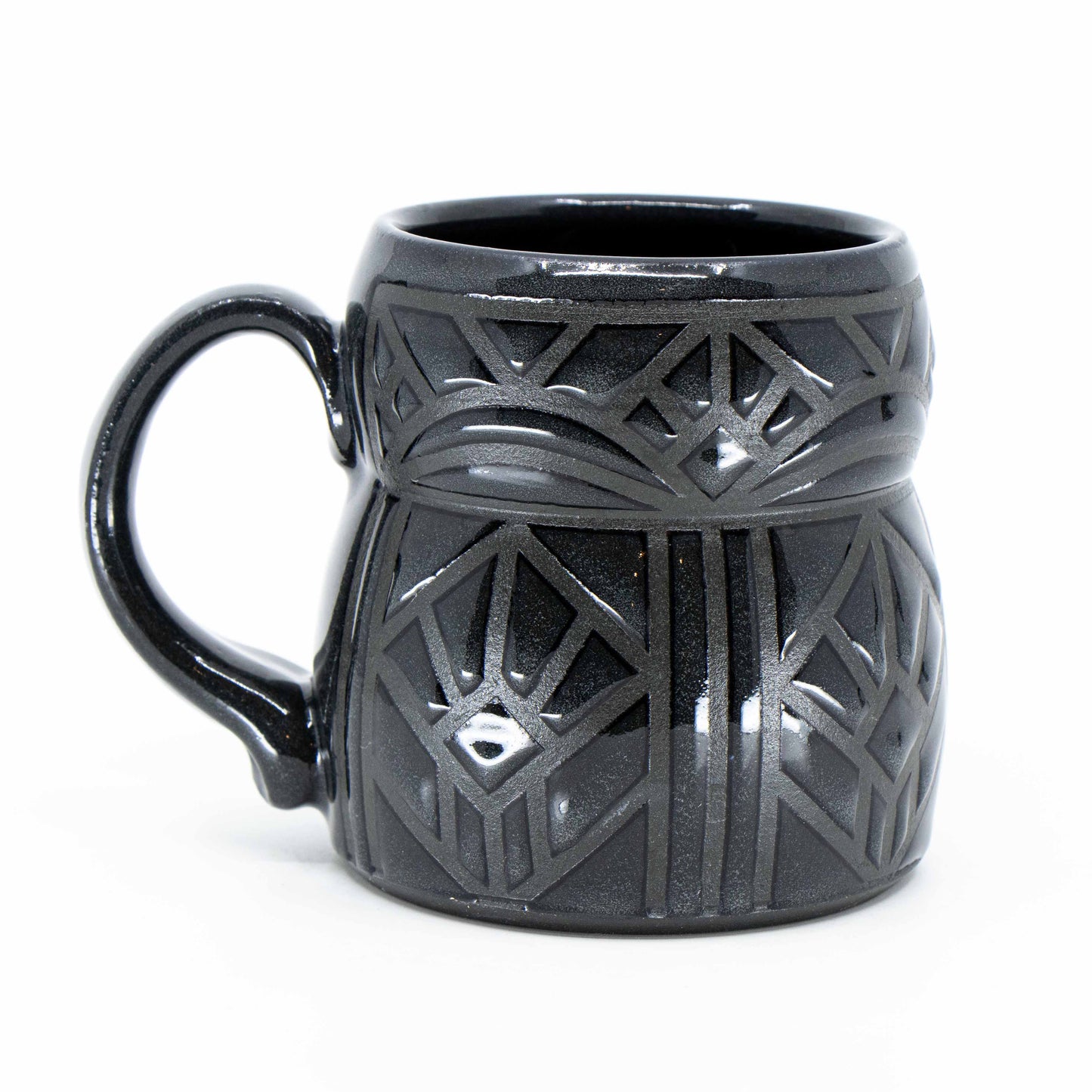 Black Porcelain Mug #5