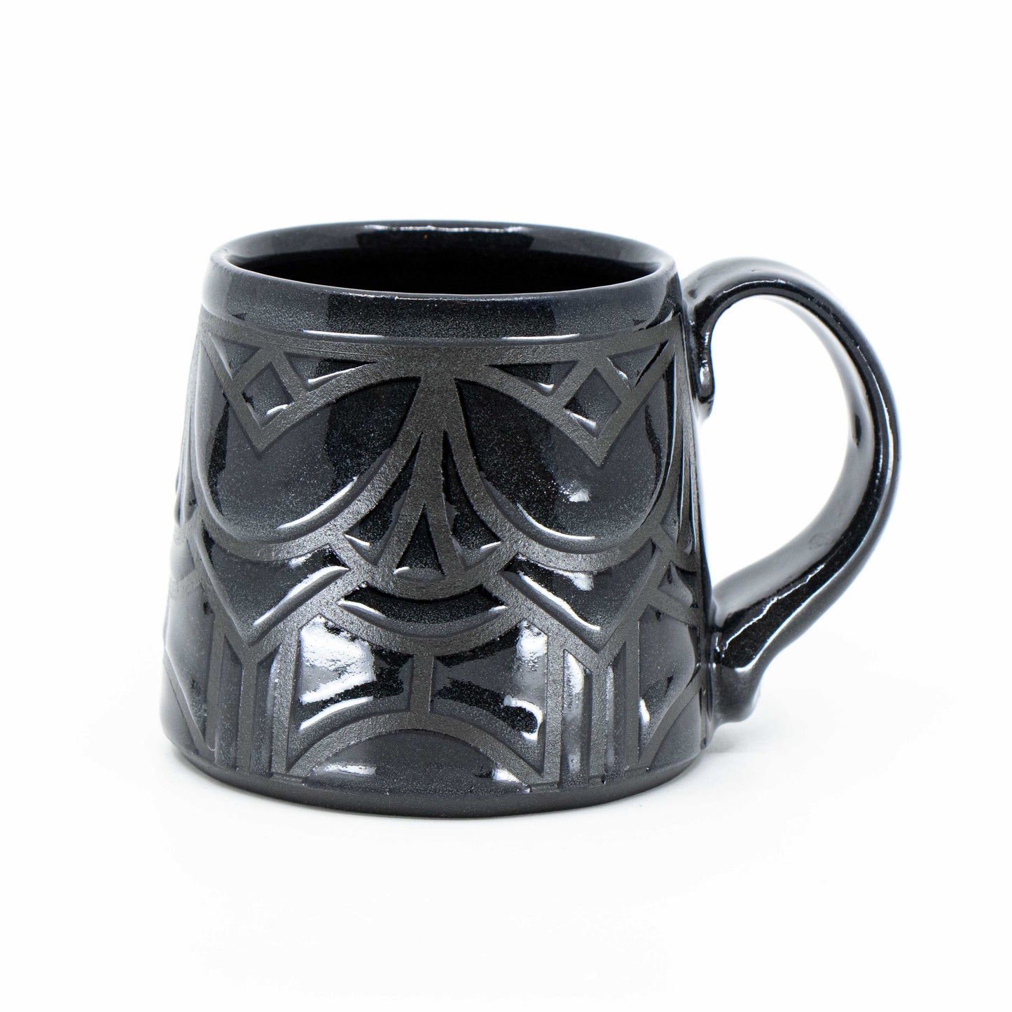 Black Porcelain Mug #6