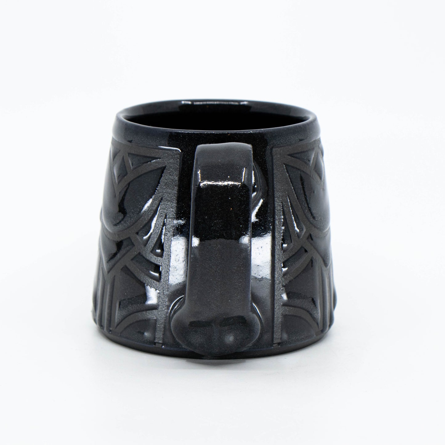 Black Porcelain Mug #6