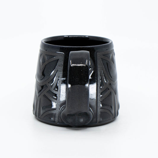 Black Porcelain Mug #6