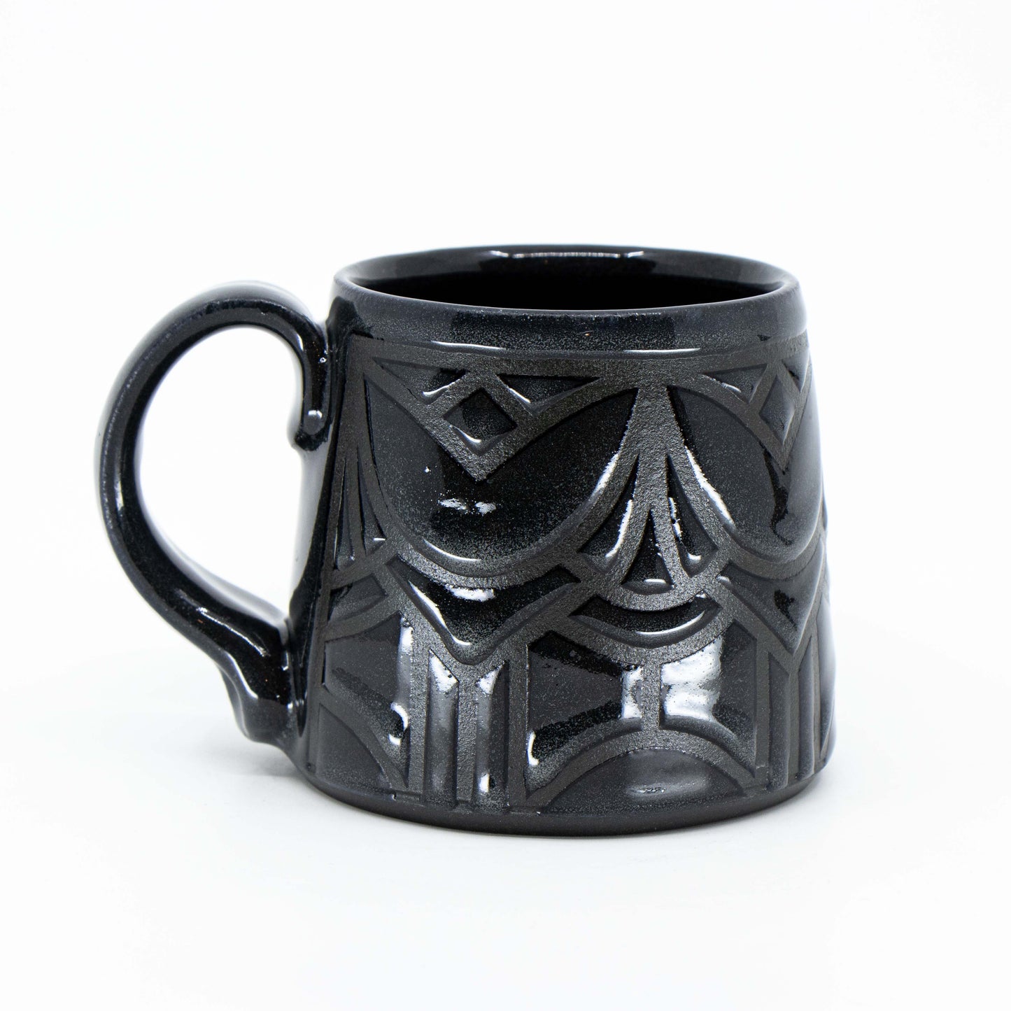 Black Porcelain Mug #6
