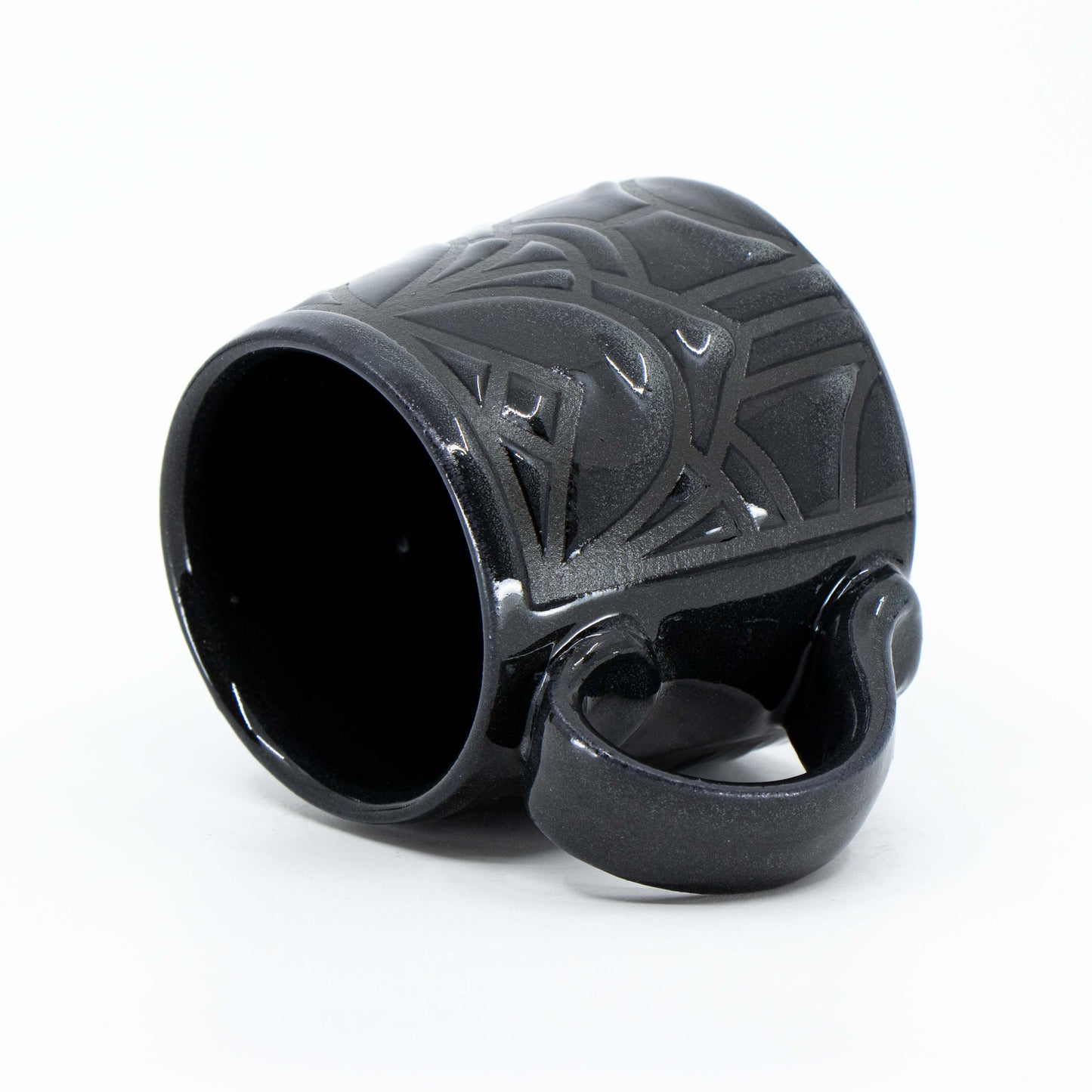 Black Porcelain Mug #6