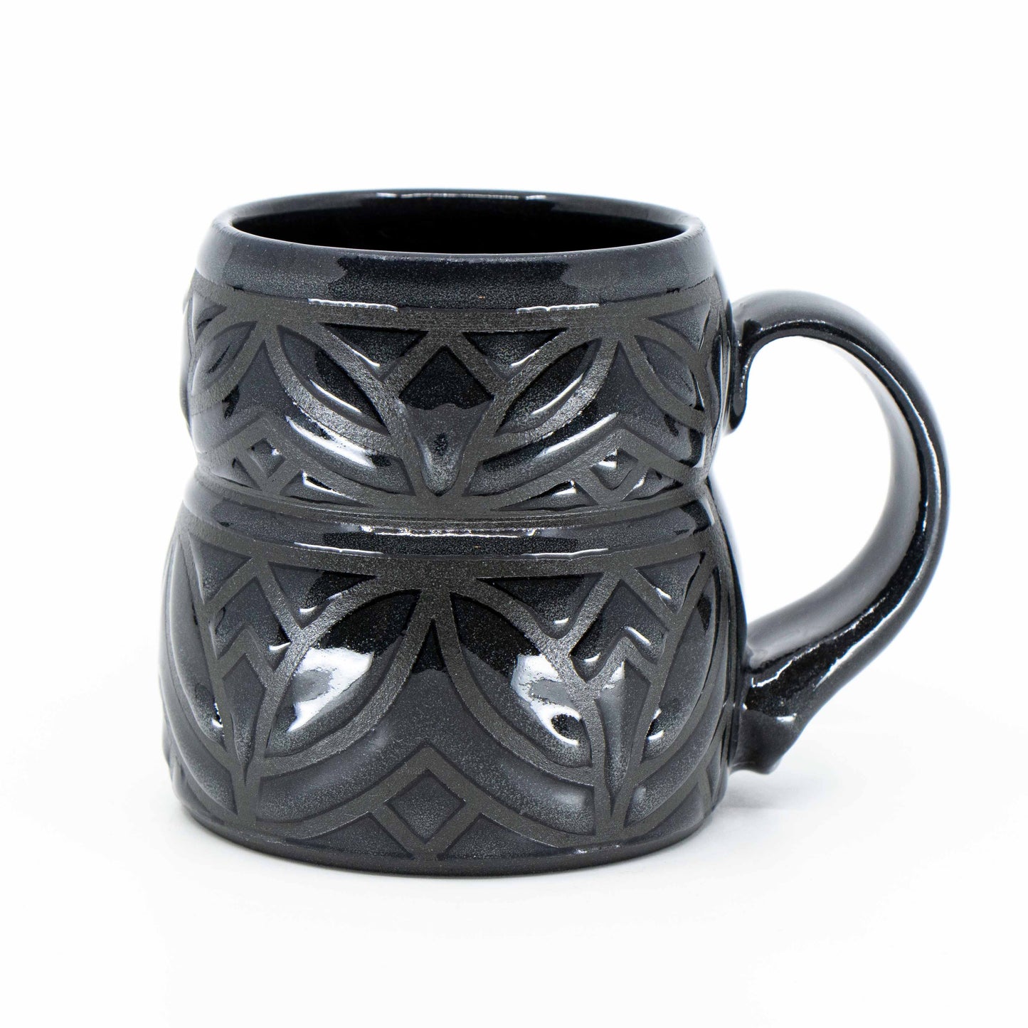 Black Porcelain Mug #7