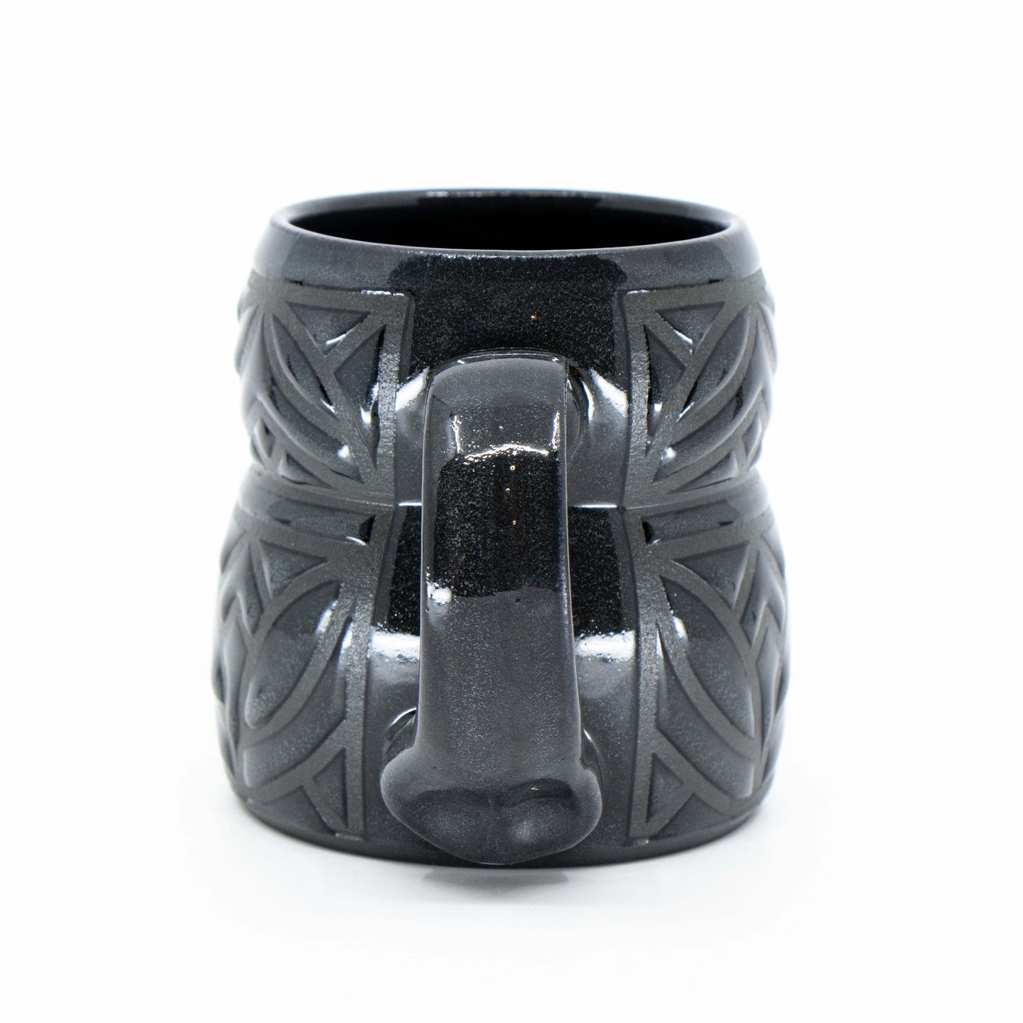Black Porcelain Mug #7