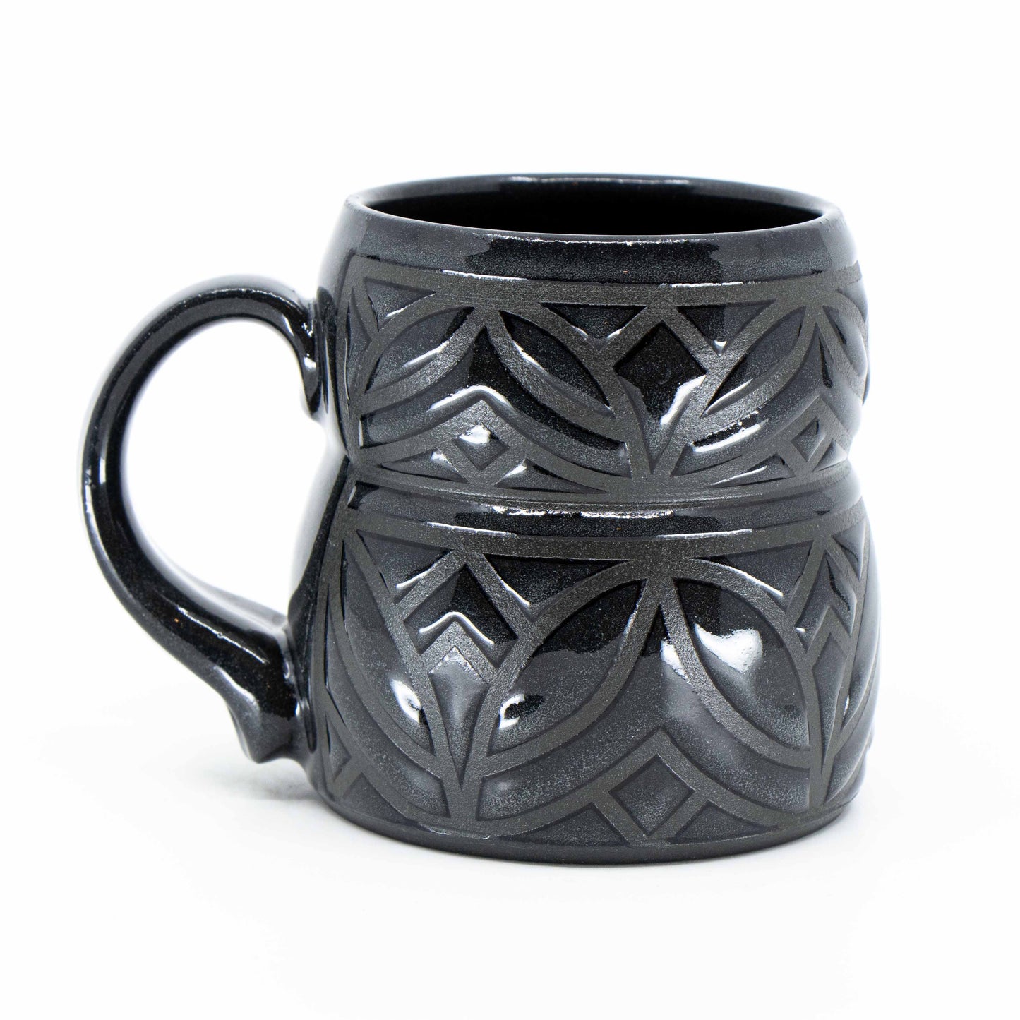 Black Porcelain Mug #7
