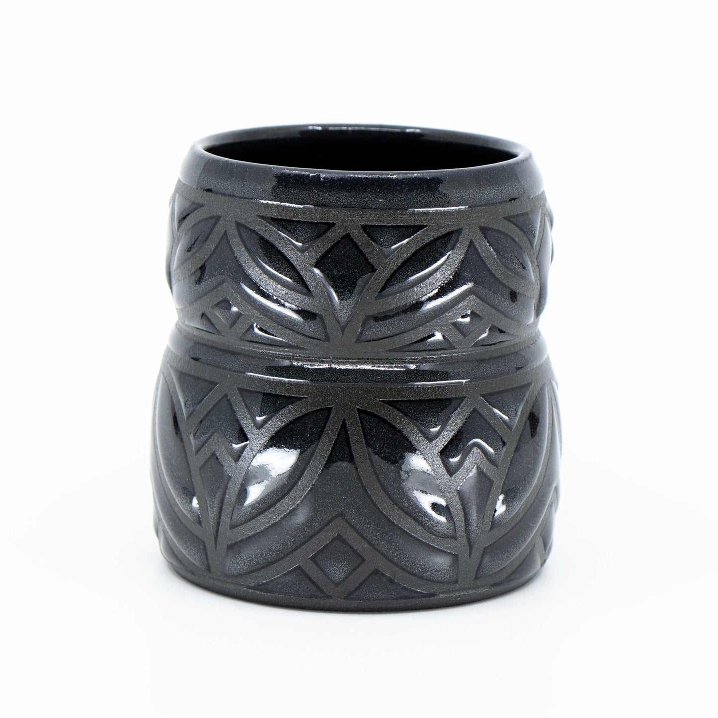 Black Porcelain Mug #7