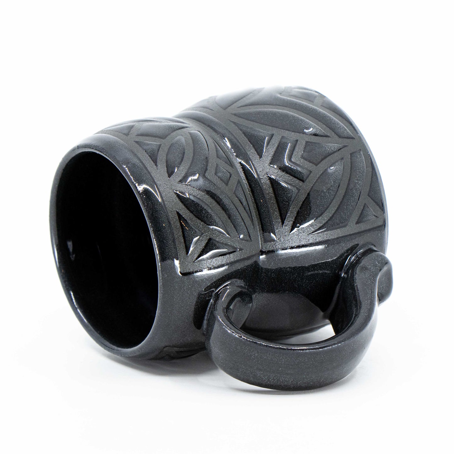 Black Porcelain Mug #7