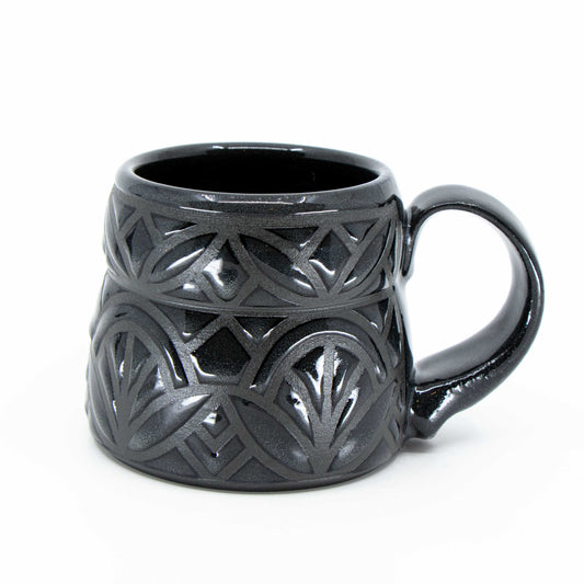 Black Porcelain Mug #8