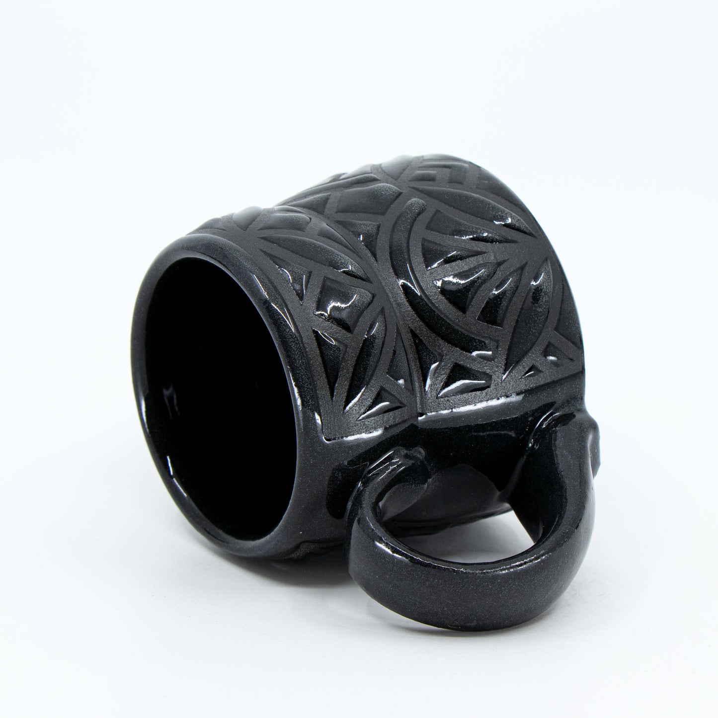 Black Porcelain Mug #8