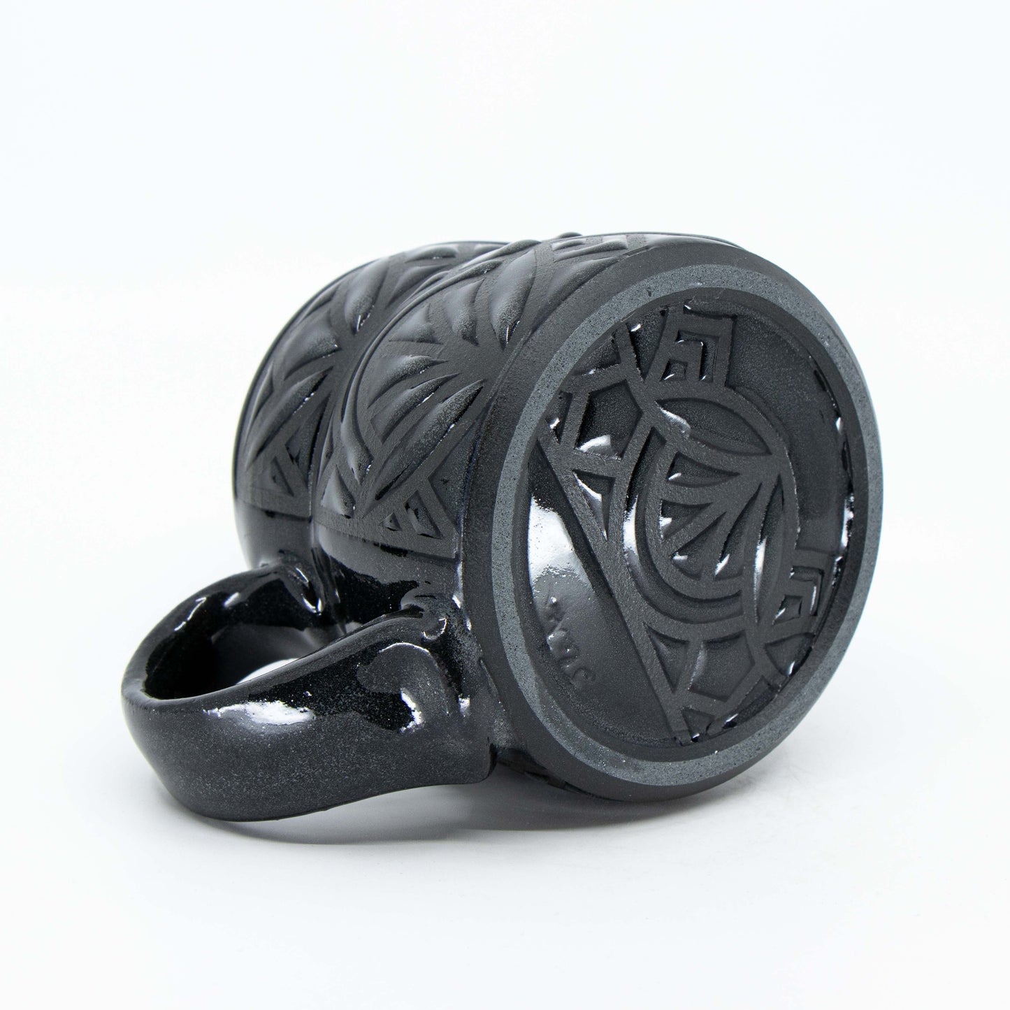 Black Porcelain Mug #8