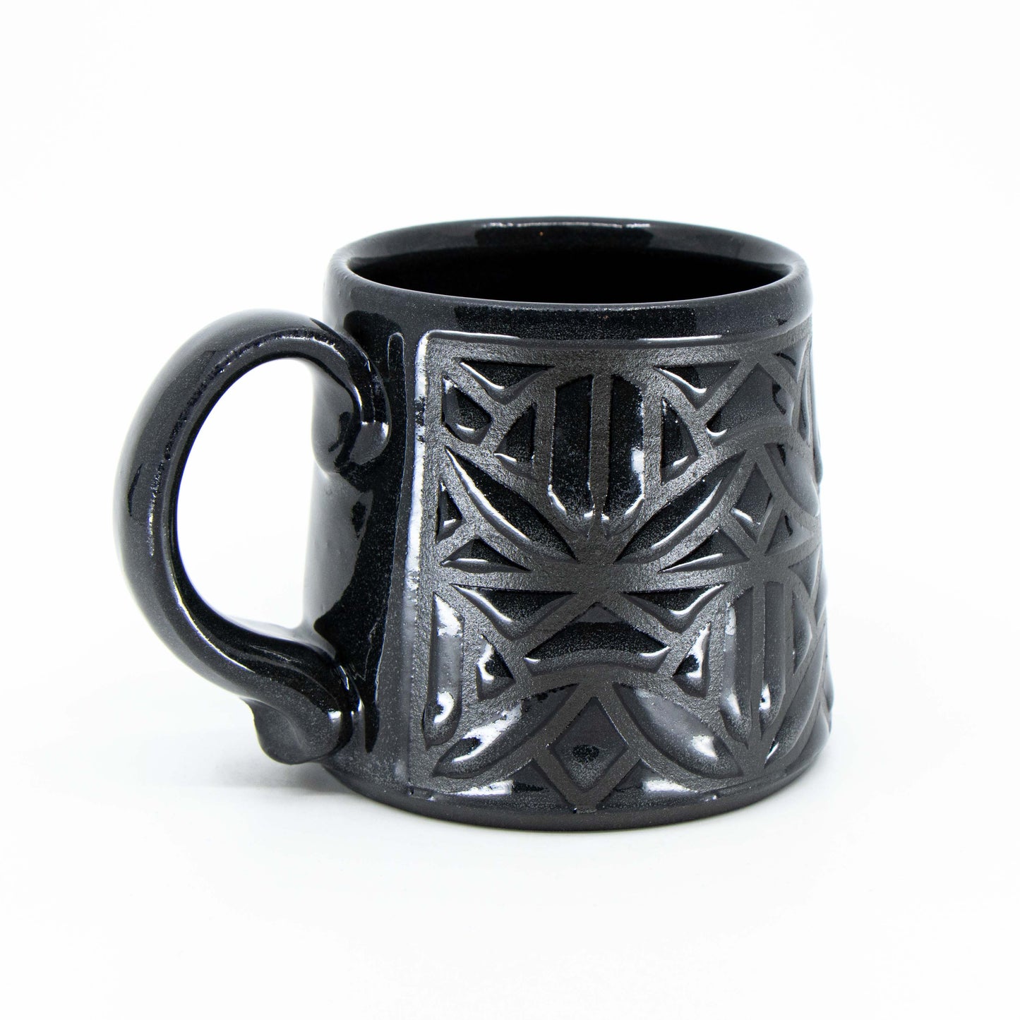 Black Porcelain Mug #9