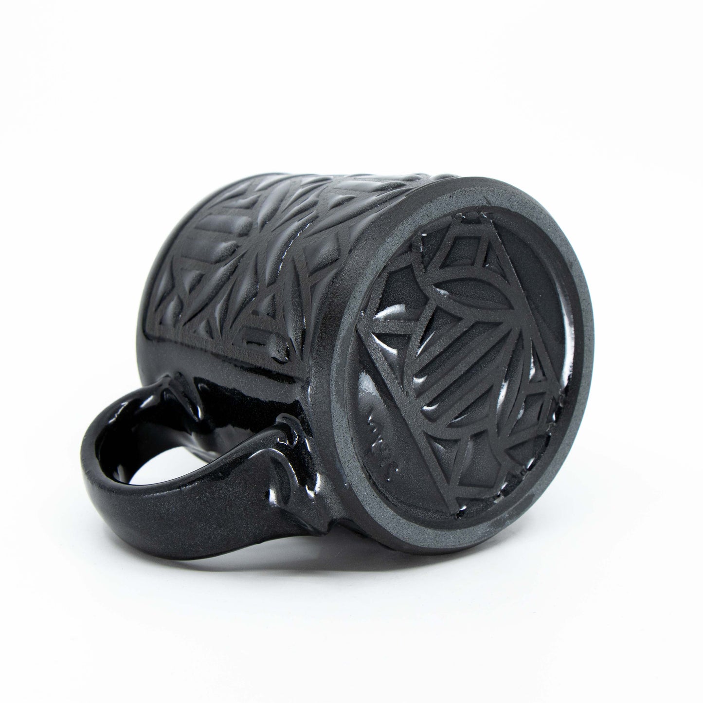 Black Porcelain Mug #9