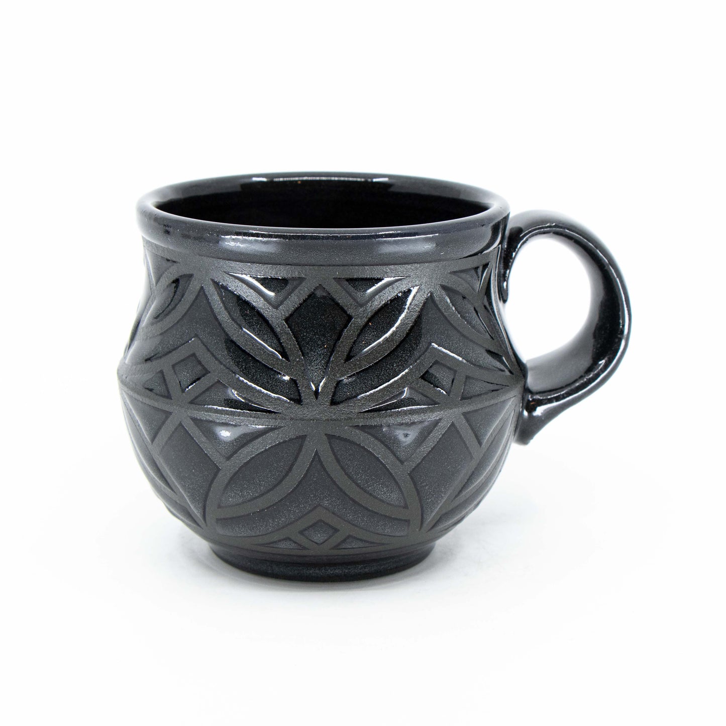 Black Porcelain Mug #10