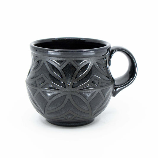 Black Porcelain Mug #10