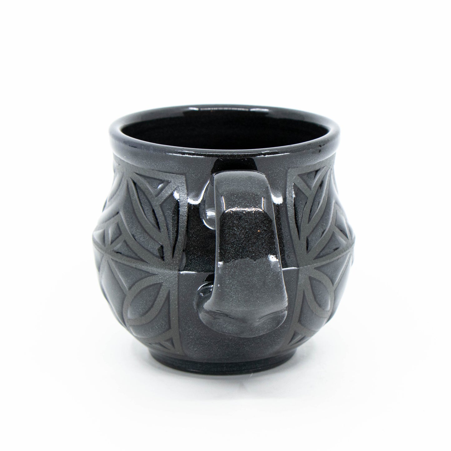 Black Porcelain Mug #10