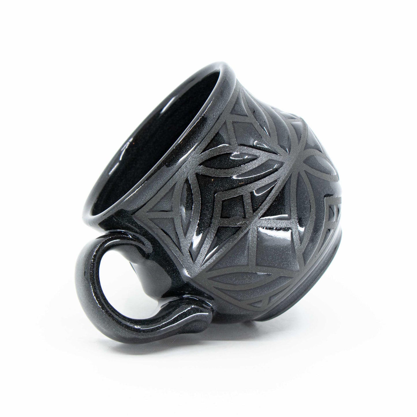 Black Porcelain Mug #10
