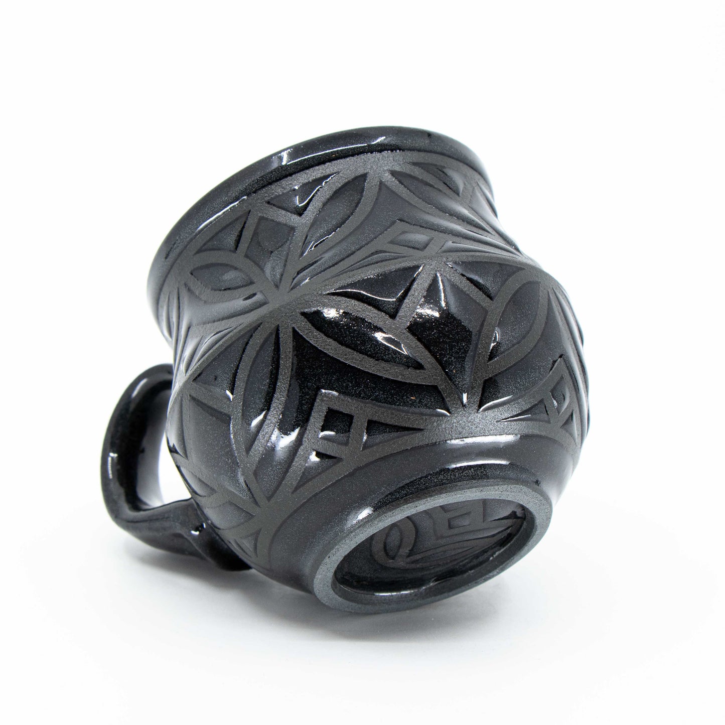 Black Porcelain Mug #10