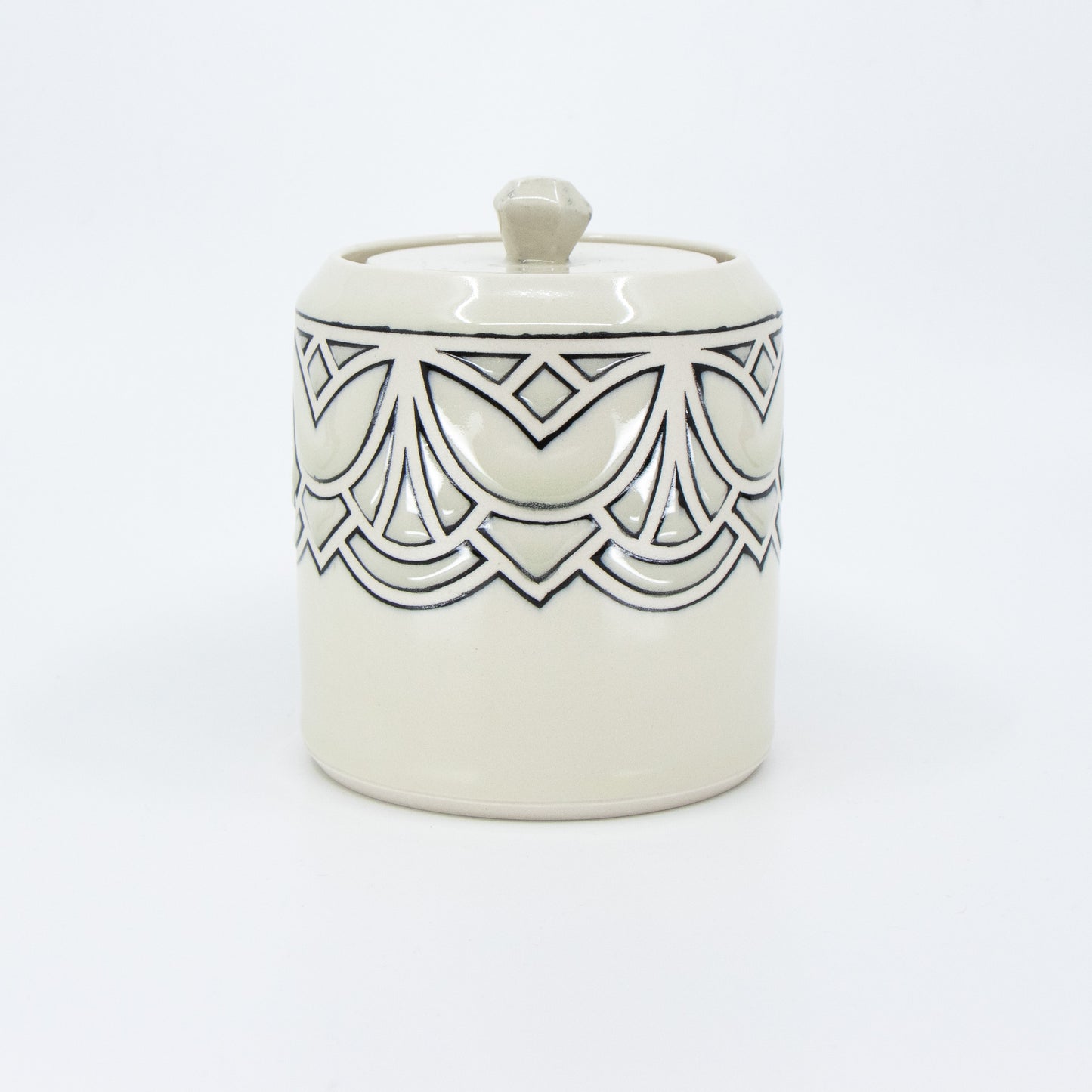 Jewel Jar in Cream