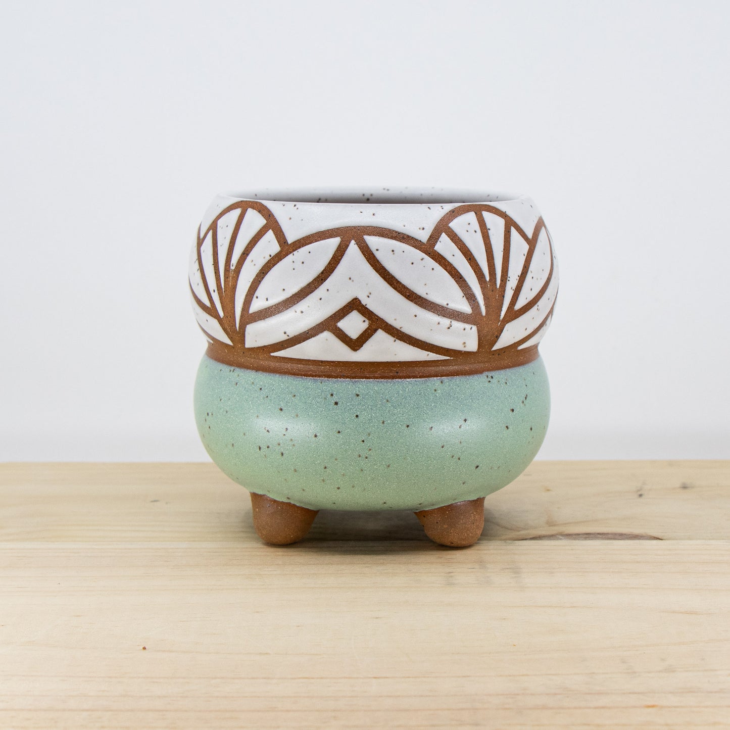 Wintergreen Footed Bubble Planter #2